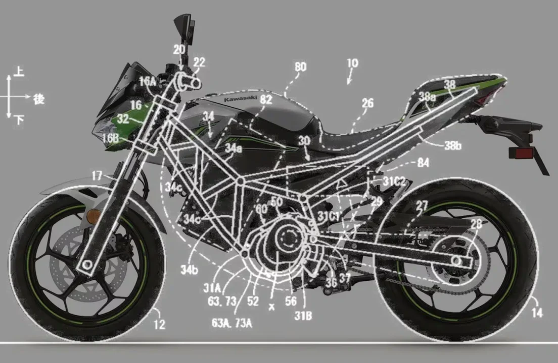 Kawasaki Patenti Modüler Elektrikli Bisikleti Gösteriyor: Tek Şasi, Çoklu Motor Seçeneği