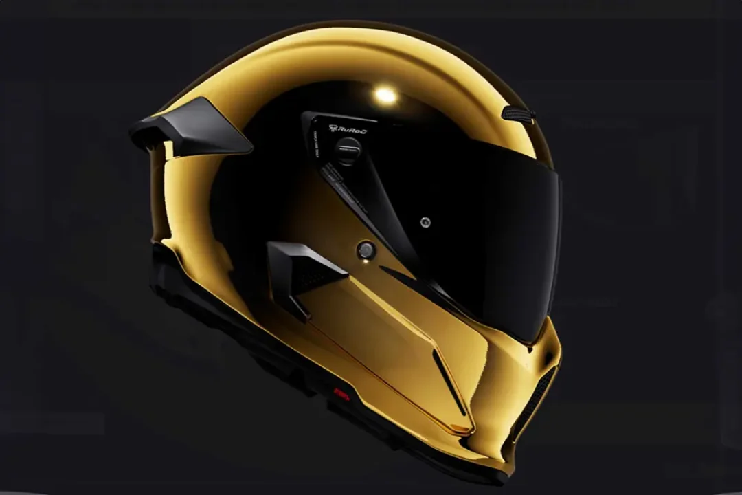 Ruroc Gold Edition AT4.0 İncelemesi: Sadece 200 Adet Üretilen Altın Kaplama Kask