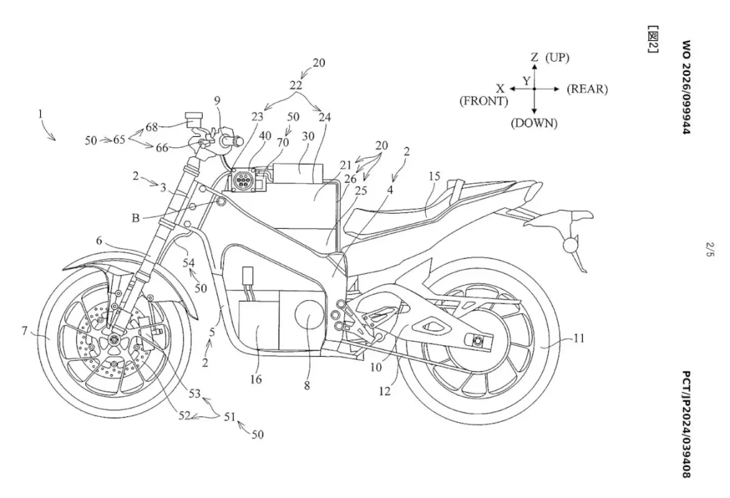 Yamaha Elektrikli Spor Motosiklet İçin Hazırlanıyor: Yeni Patent Geleceğin YZF Modeline İşaret Ediyor