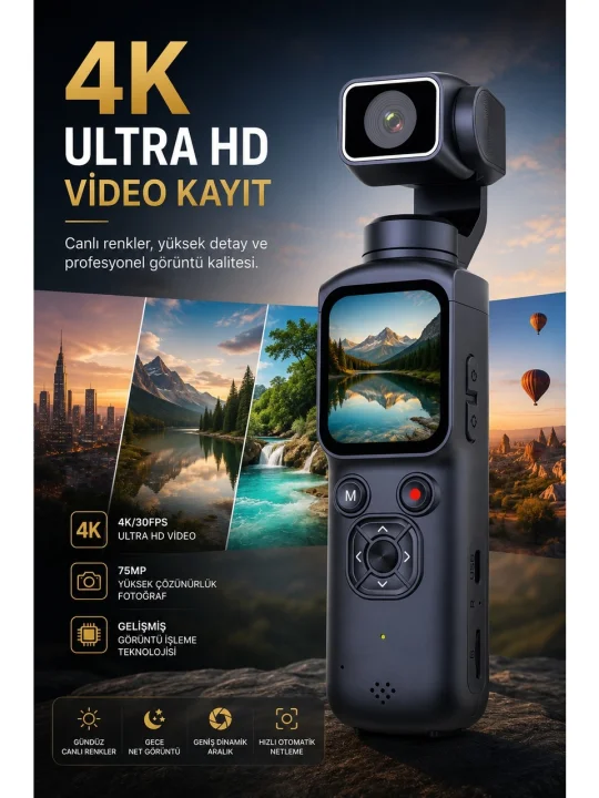 Robeve 4K Ultra HD Gimbal Aksiyon Kamerası İncelemesi
