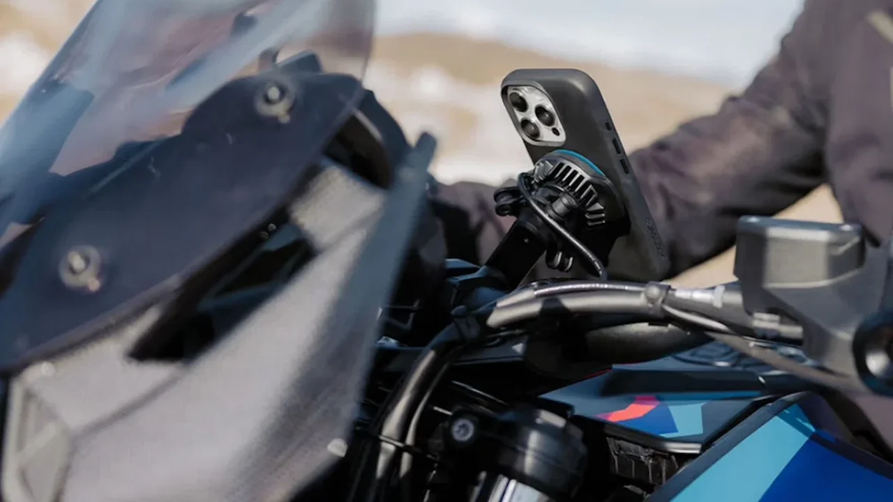 Quad Lock Handlebar Mount Pro Adjustable: Yüksek Gidonlar İçin Ayarlanabilir Telefon Tutucu
