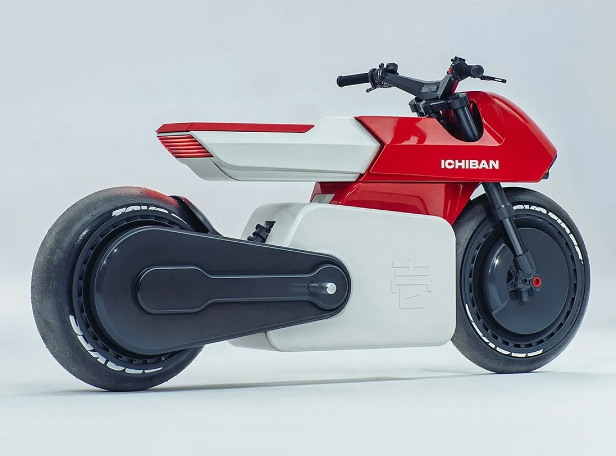 Ichiban: Geleceğin Retro Elektrikli Motosiklet Konsepti